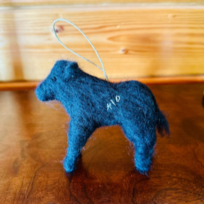 Felted H\D Cow