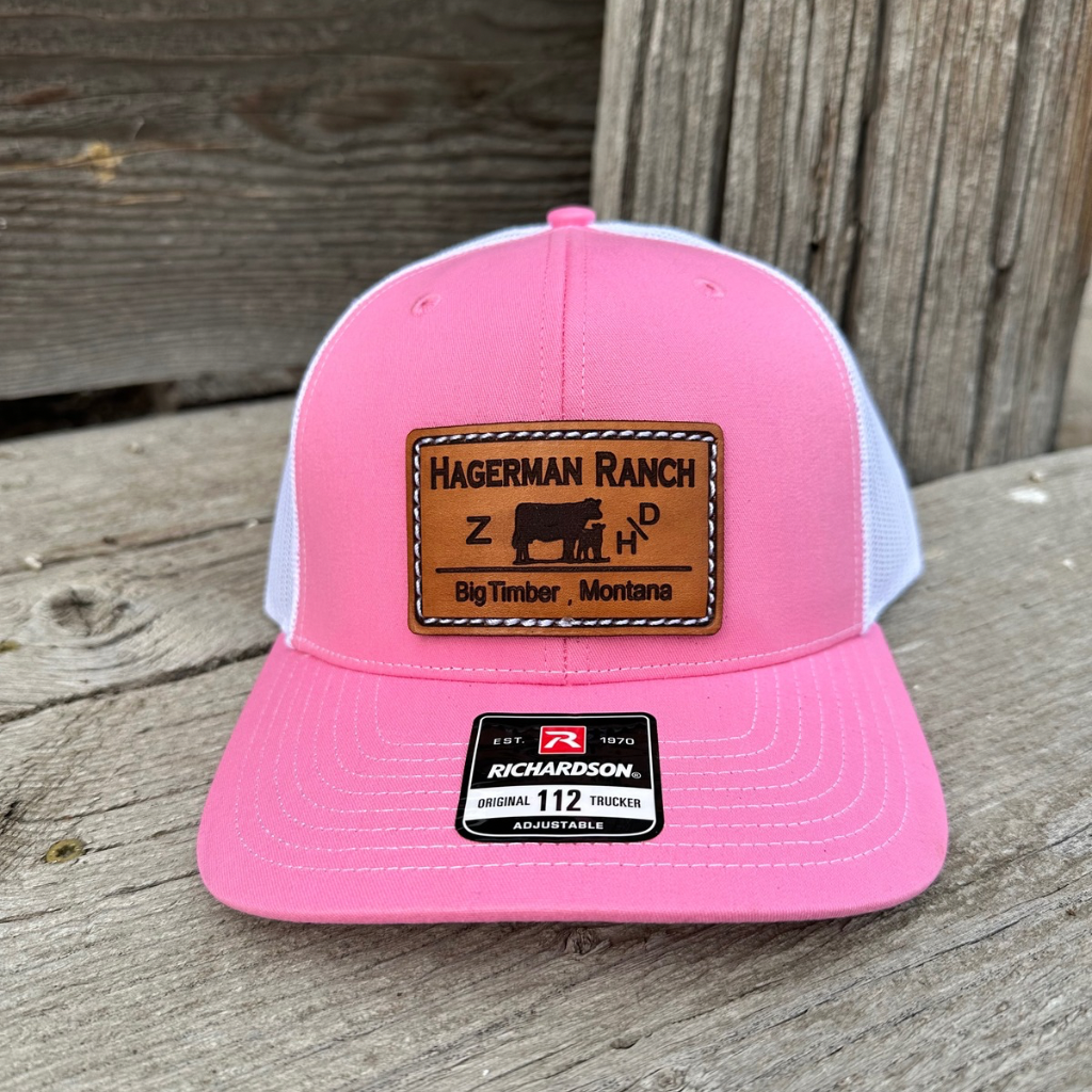 Leather Patch Trucker Cap