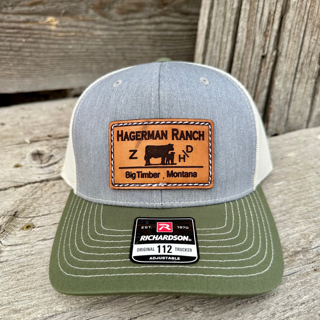 Leather Patch Trucker Cap