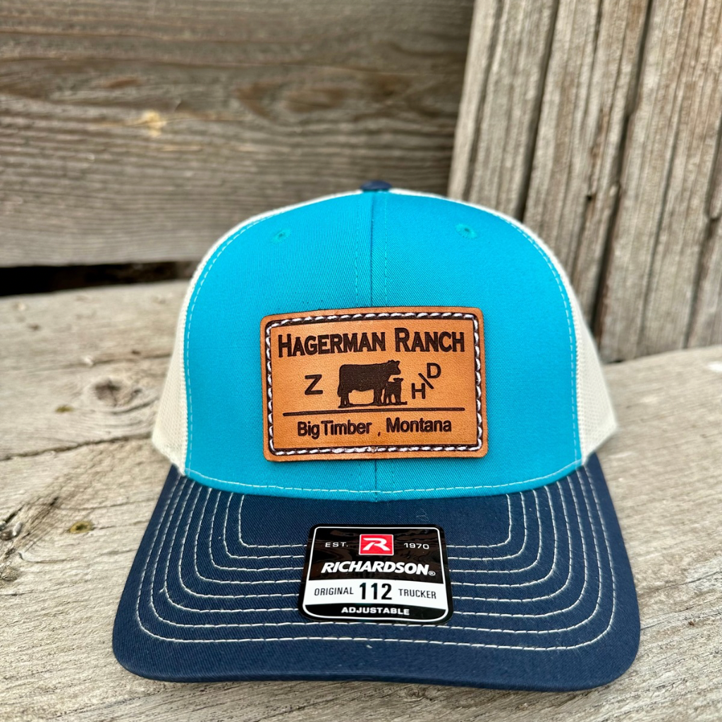 Leather Patch Trucker Cap – Hagerman Ranch