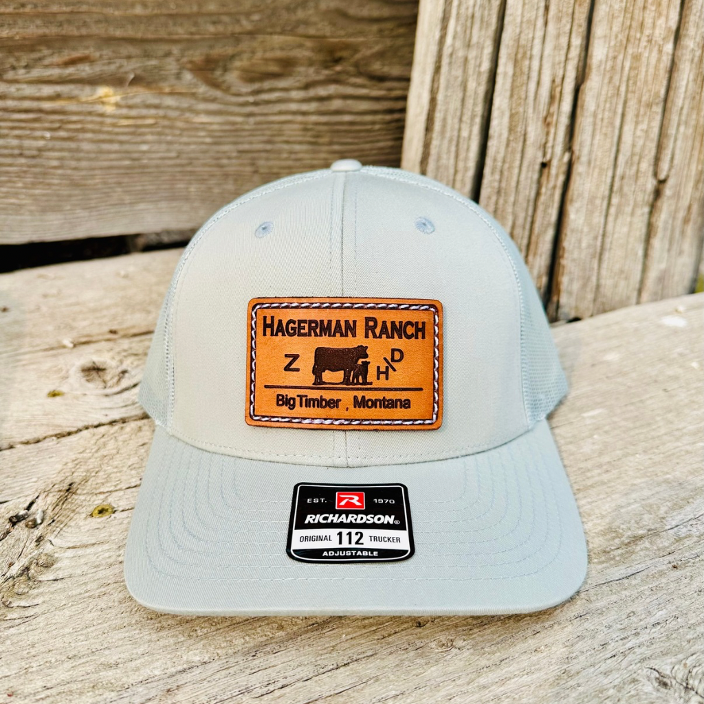 Leather Patch Trucker Cap