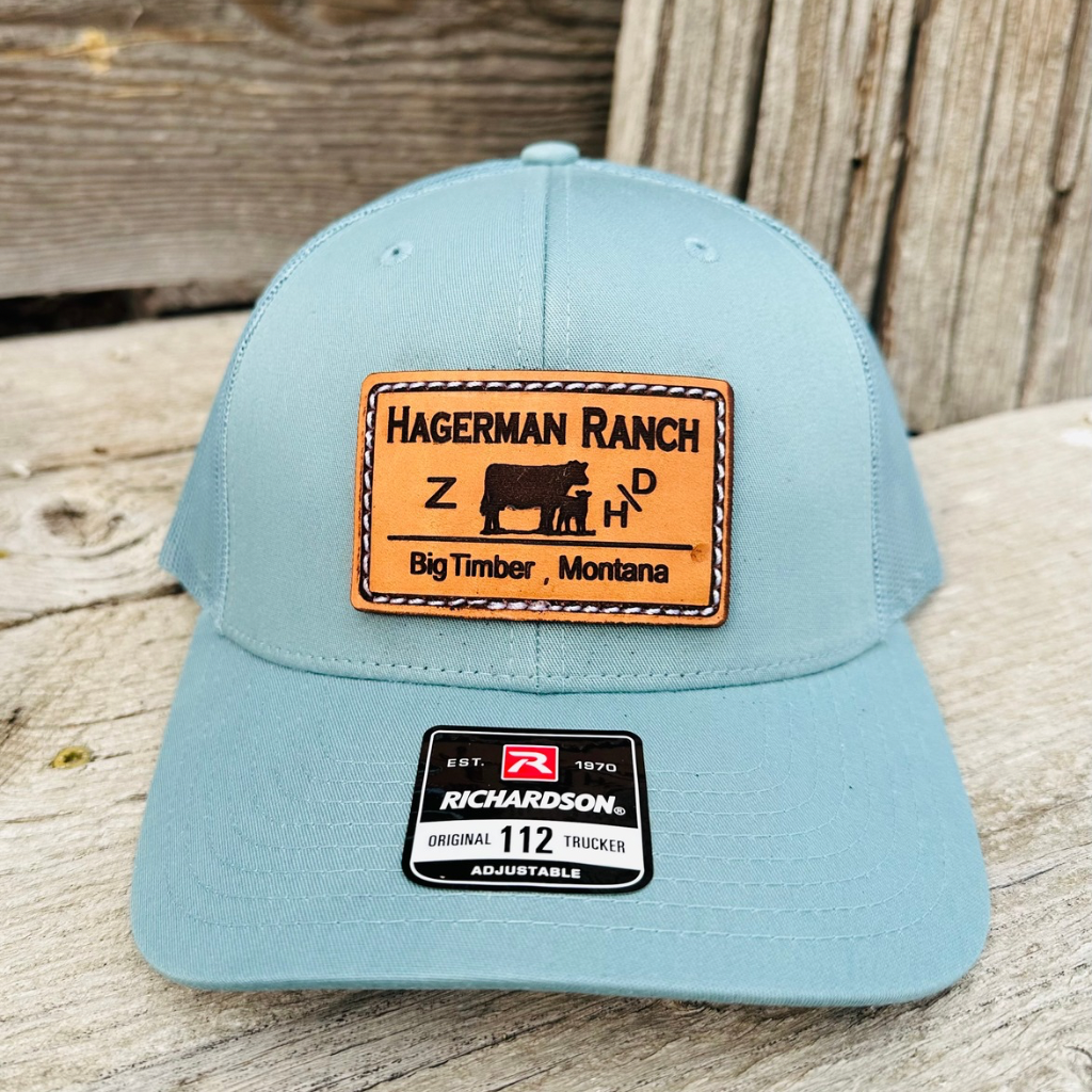 Leather Patch Trucker Cap