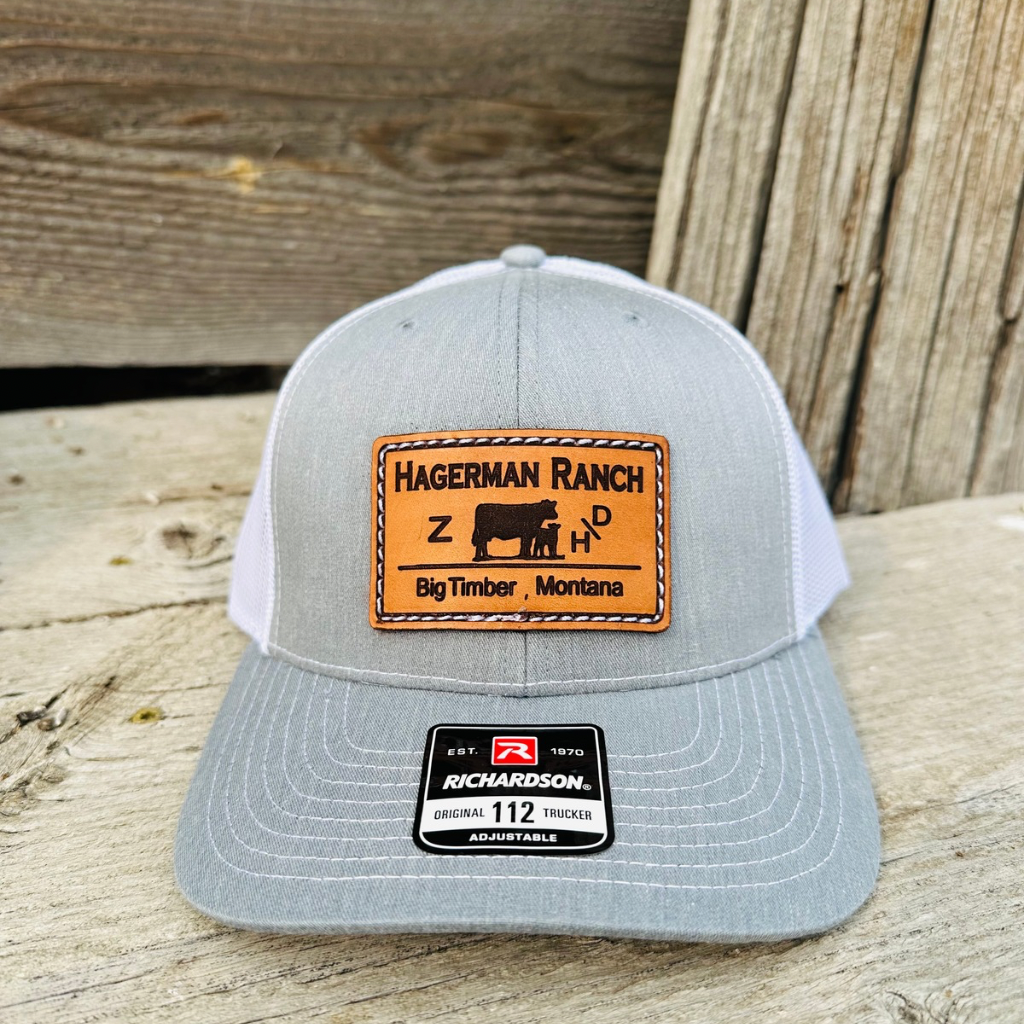 Leather Patch Trucker Cap