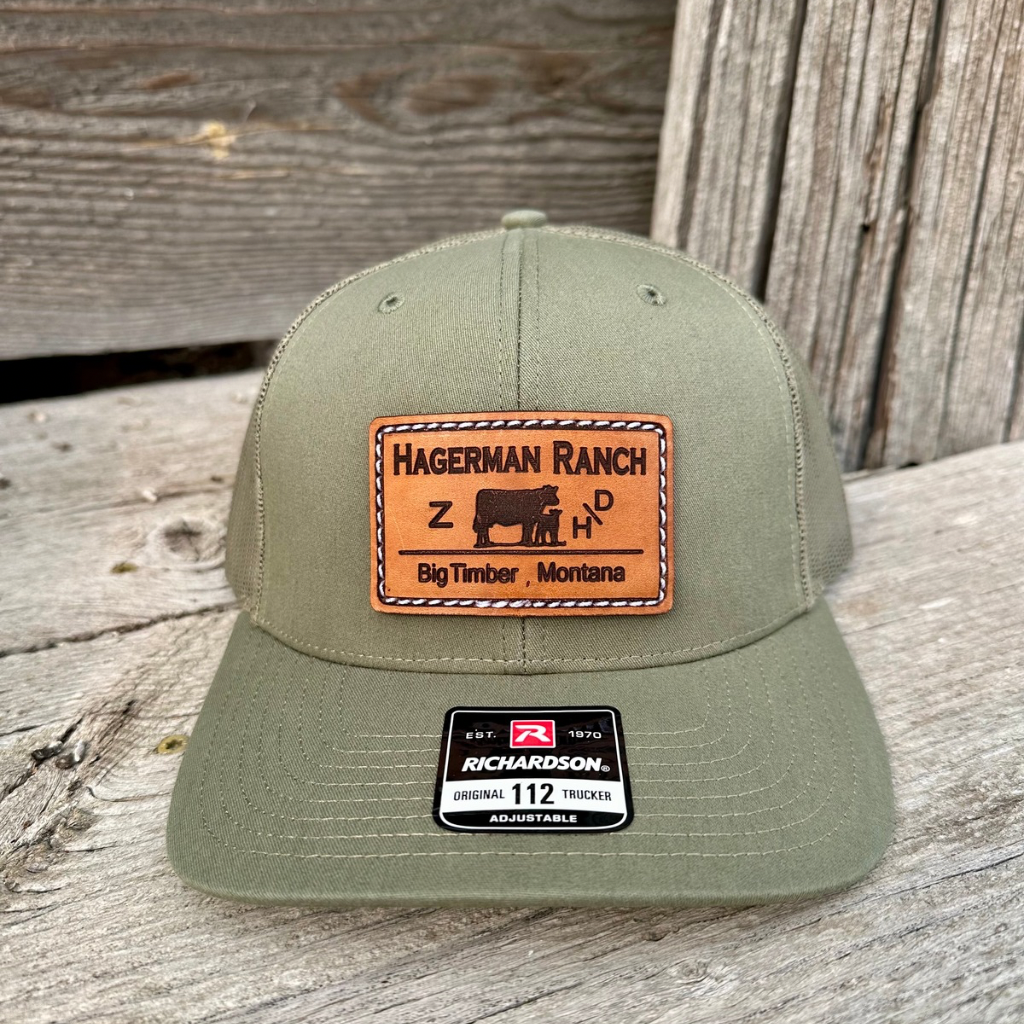 Leather Patch Trucker Cap