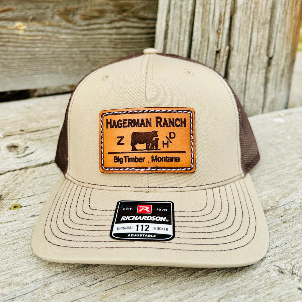 Leather Patch Trucker Cap