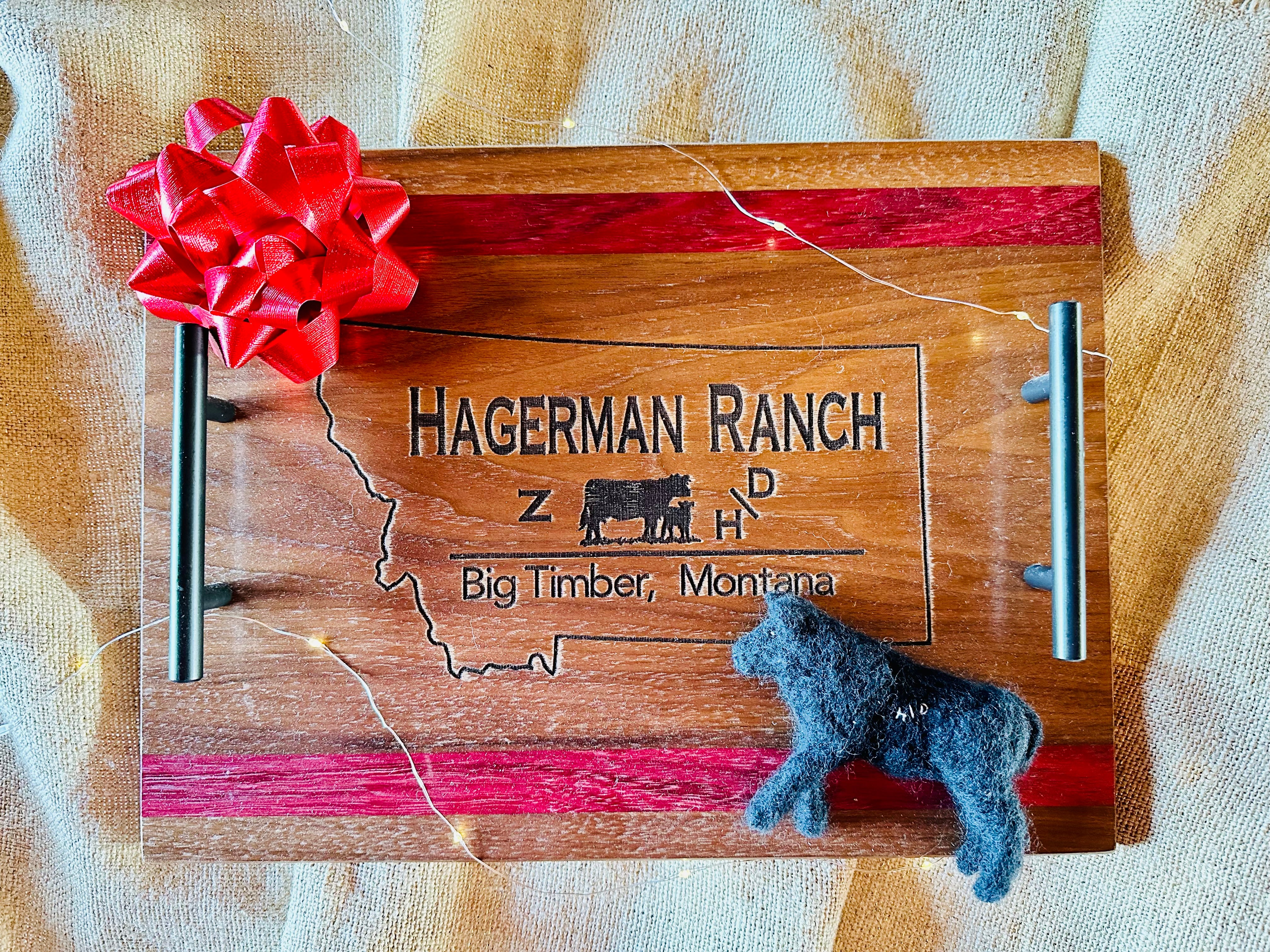 Hagerman Ranch Serving Tray