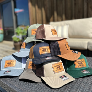 Leather Patch Trucker Cap