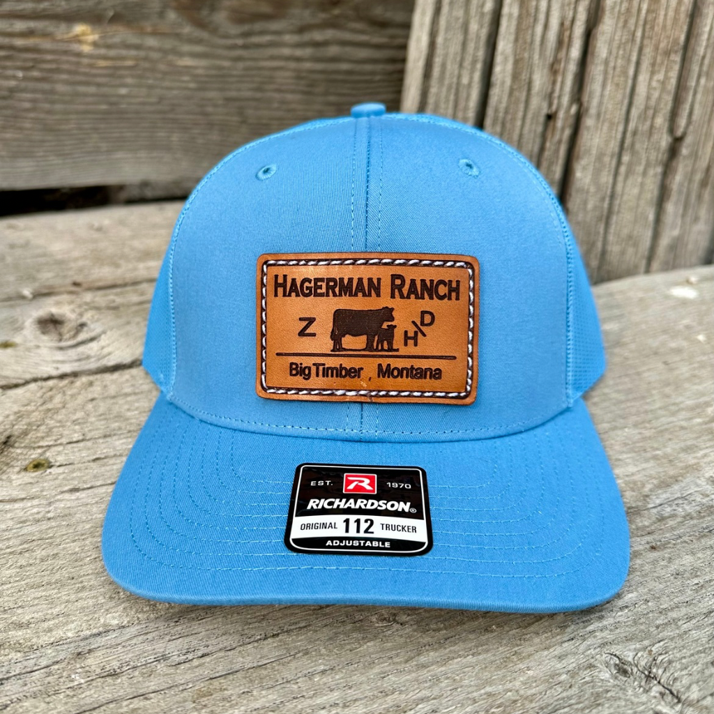 Leather Patch Trucker Cap