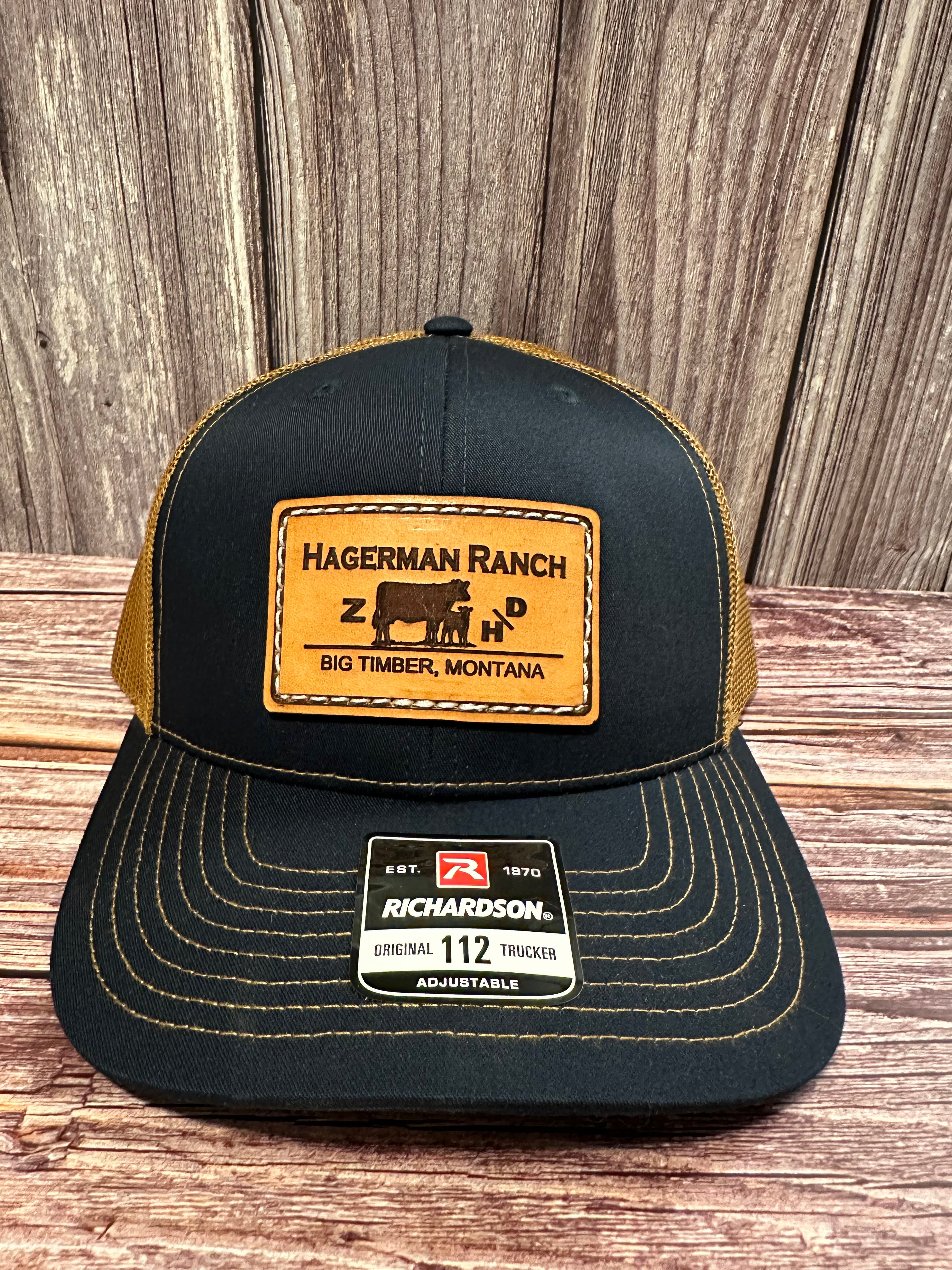 Leather Patch Trucker Cap