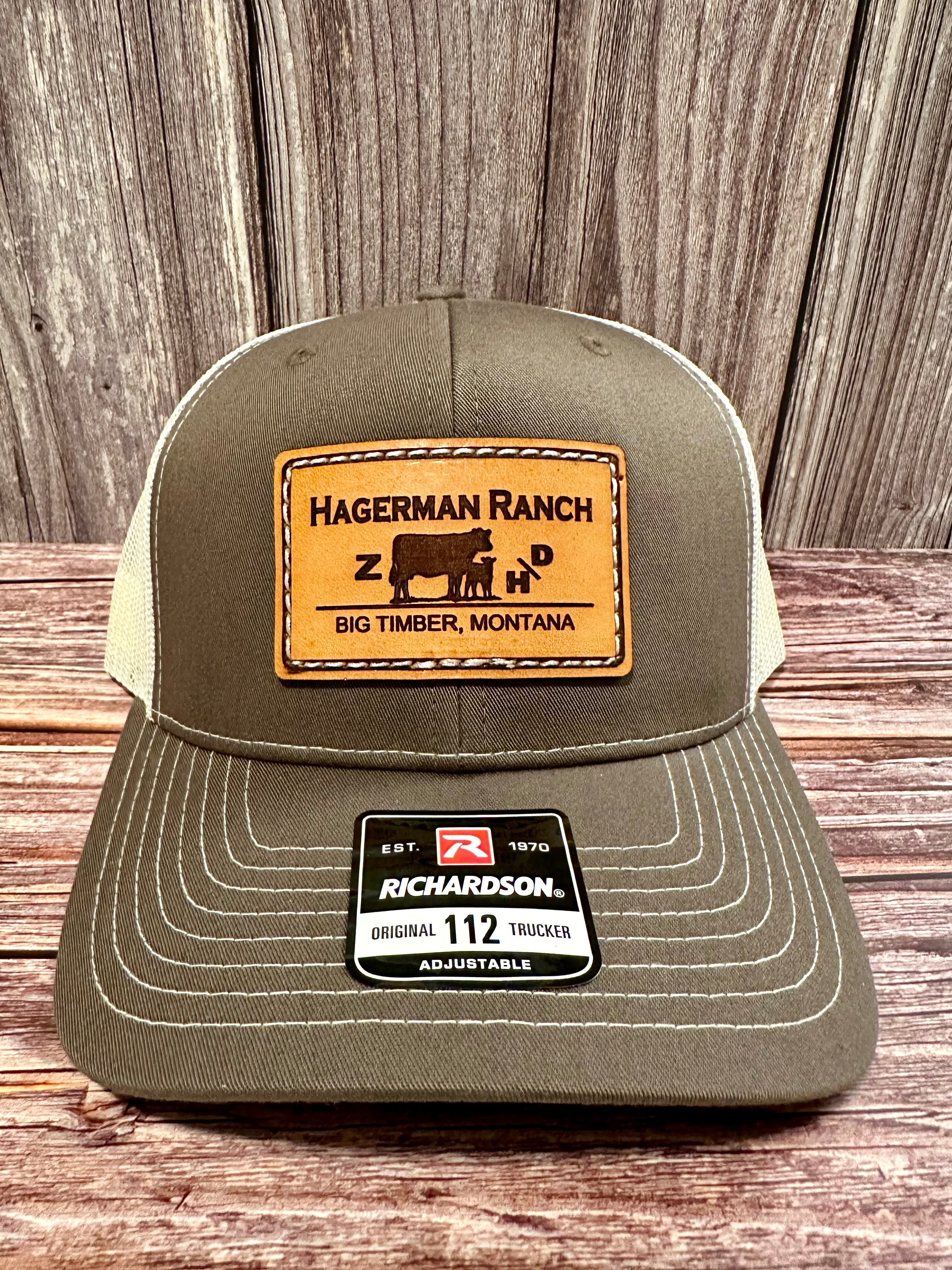 Leather Patch Trucker Cap