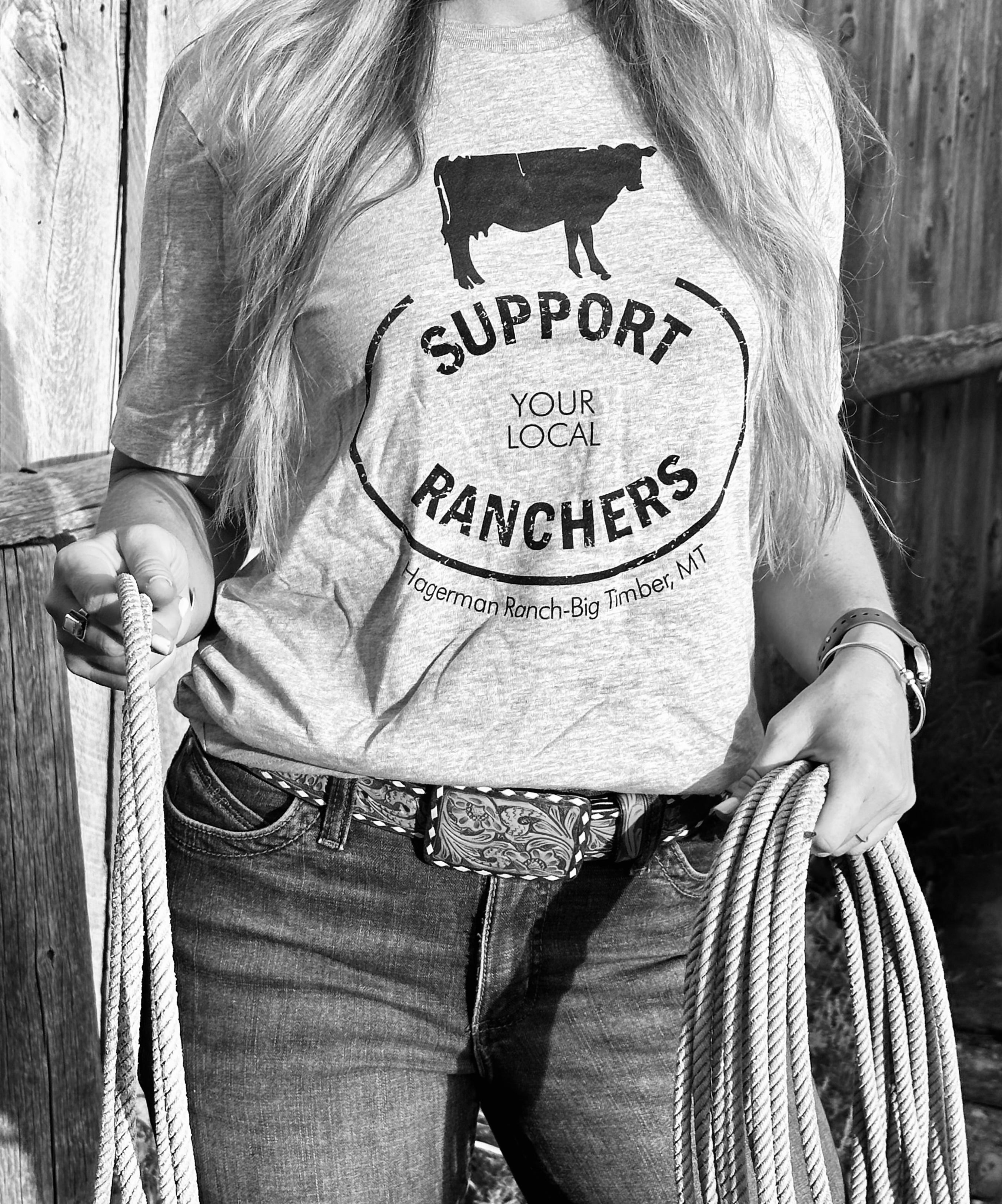 Support your Local Rancher t-shirt